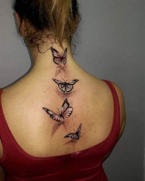 tatuajes de mariposas en la espalda baja|Significado del tatuaje de mariposa